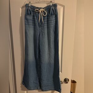LOFT Palazzo High Rise Jeans